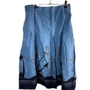 Pendleton Blue and Navy Skirt